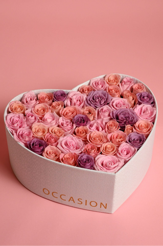 Corazón blended roses